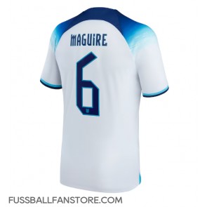 England Harry Maguire #6 Replik Heimtrikot WM 2022 Kurzarm